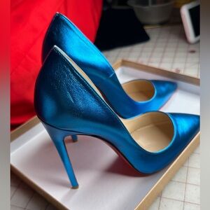 Christian Louboutin So Kate Electric Blue